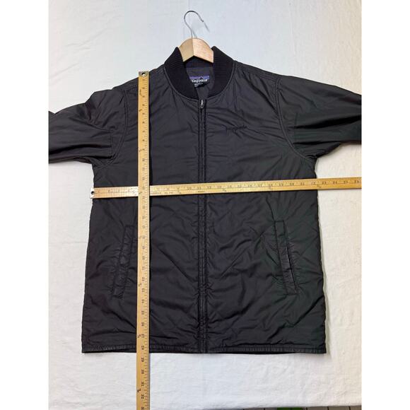 SOLD SOLD NOT FOR SALE Bomber Jacket full zipper Insulated size M black - Picture 7 of 13